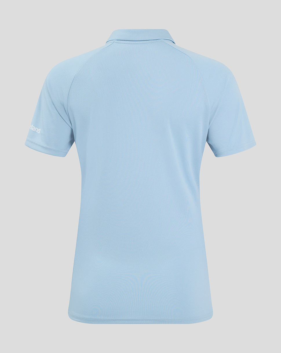 Women's 24/25 Training Media Polo - Light Blue