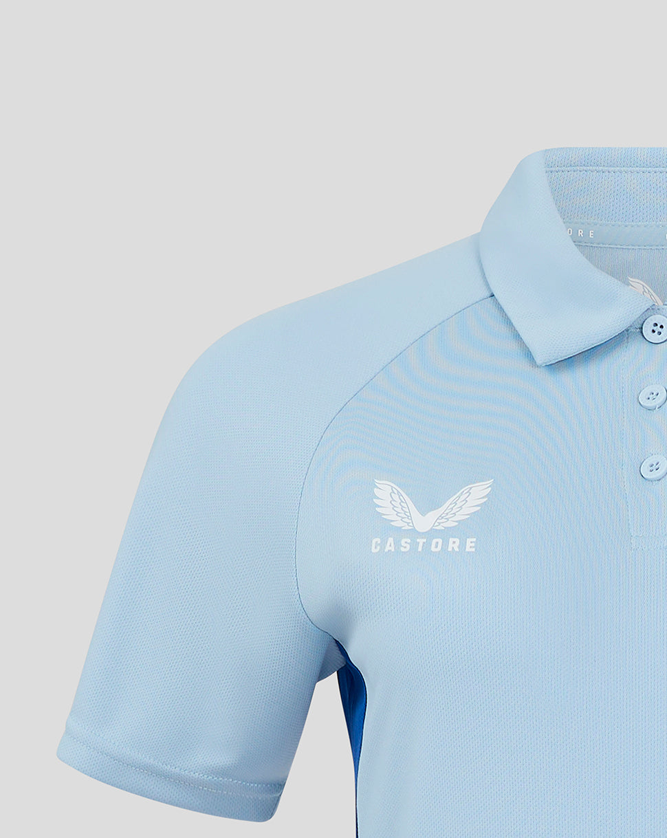 Women's 24/25 Training Media Polo - Light Blue