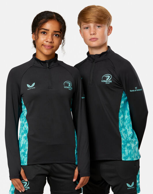 Castore Kids Leinster Performance Half Zip Top | Leinster Rugby IE